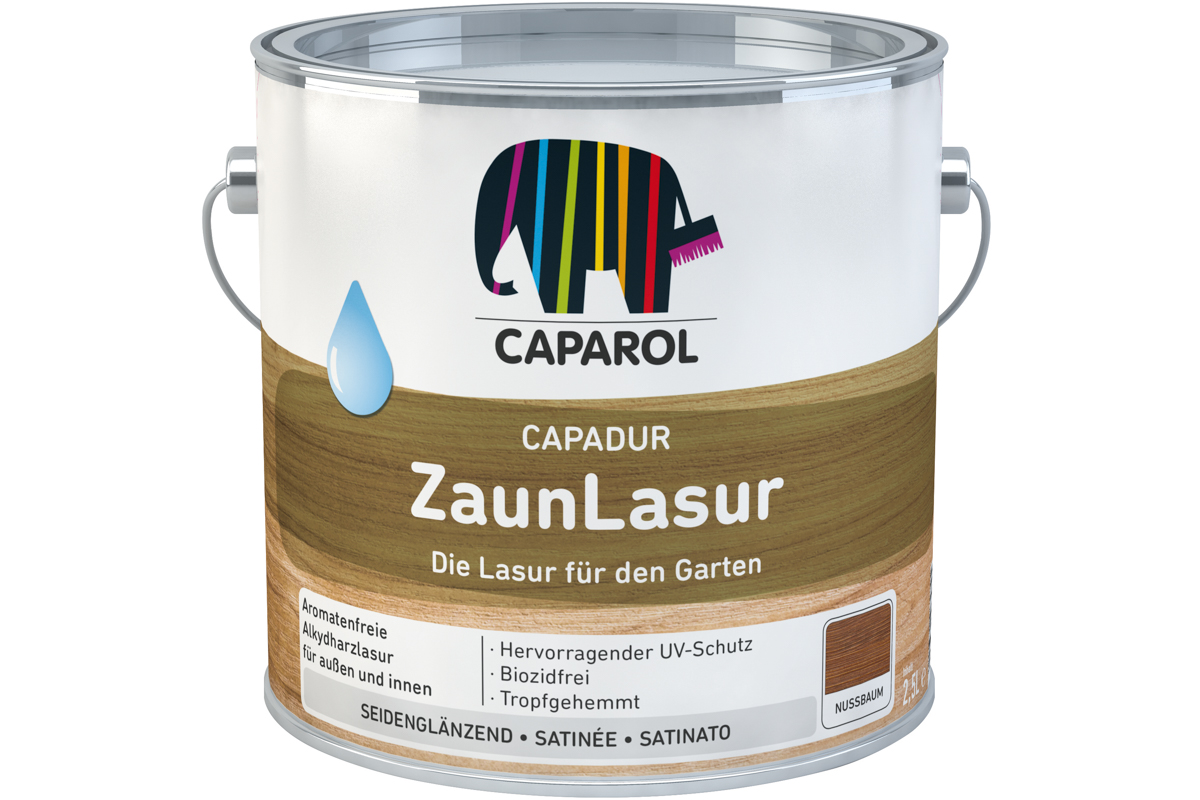 Capadur ZaunLasur 5,0 lt Nussbaum